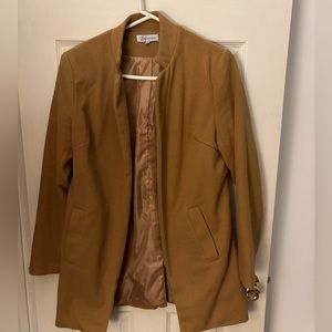 Tan Coat. Size small